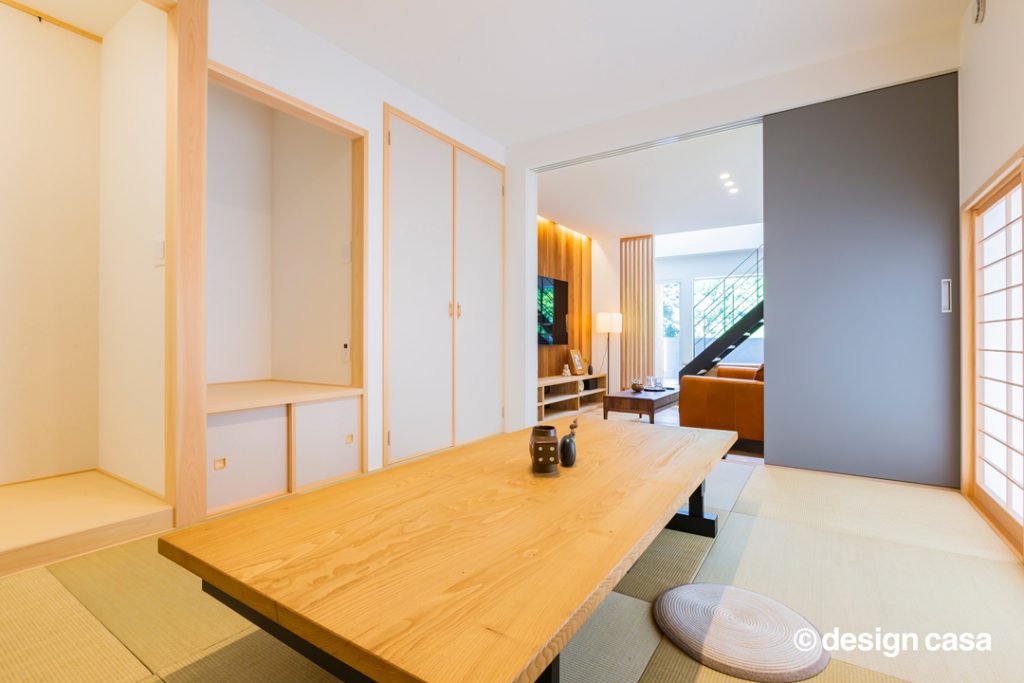 小上がりダイニング リビングの間取りアイデア 和室や掘りごたつのおしゃれな小上がり実例 注文住宅ブルーハウス デザイン 性能 リゾートライフ 愛知 名古屋 豊橋 豊川 岐阜ならお任せください