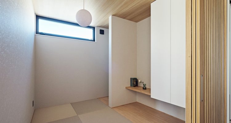 モダンでおしゃれな和室のある注文住宅施工事例