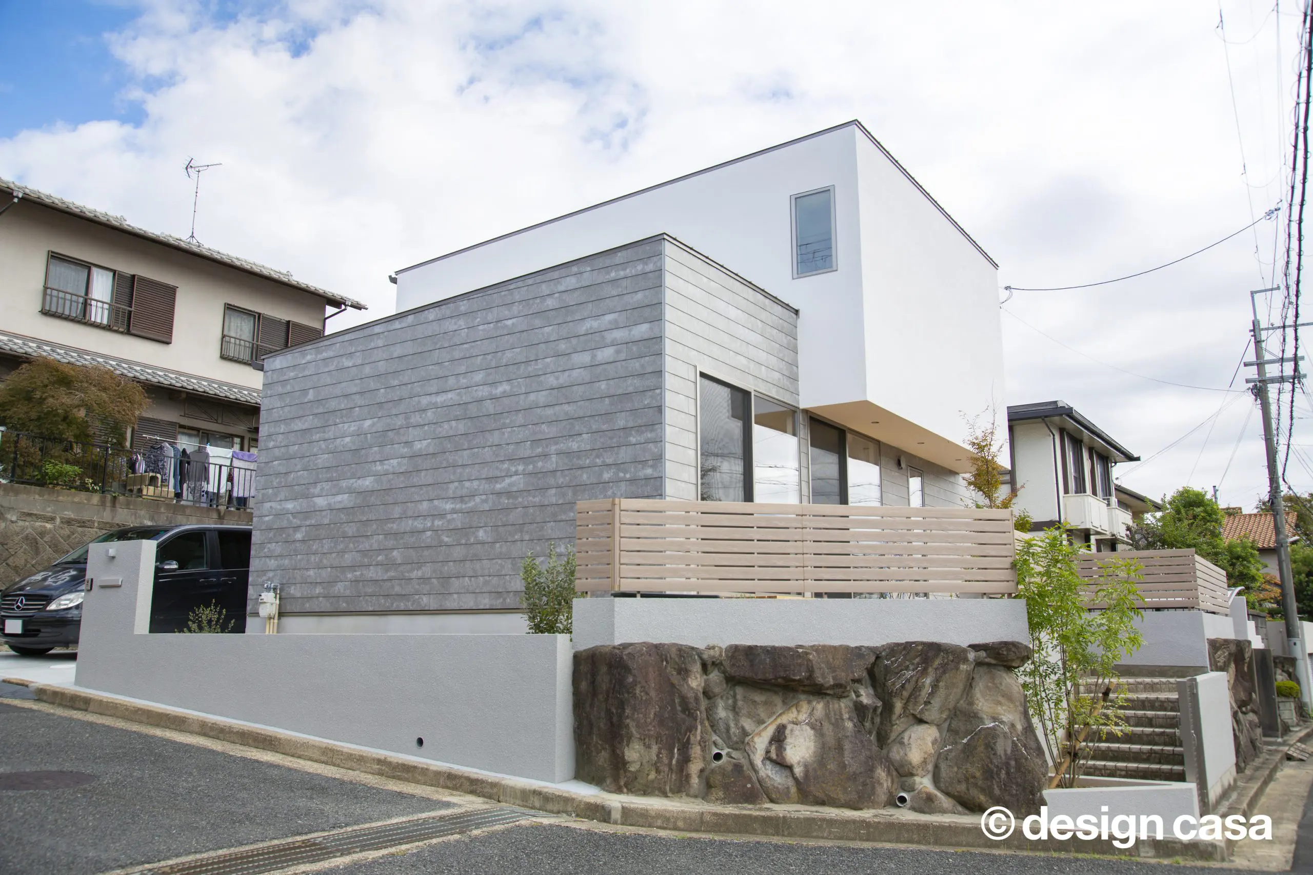 おしゃれな家の北欧風な外観｜豊橋市の注文住宅