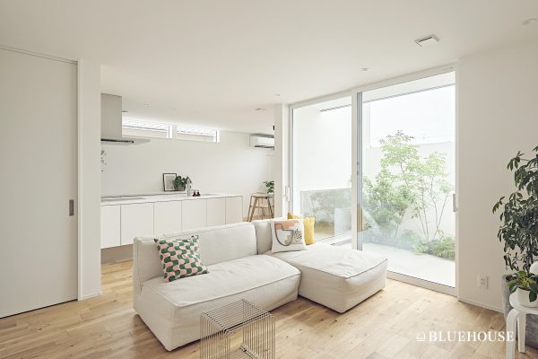 木と光が奏でるナチュラルな平屋