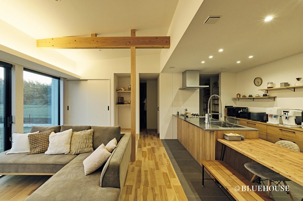 圧倒的開放感のある平屋