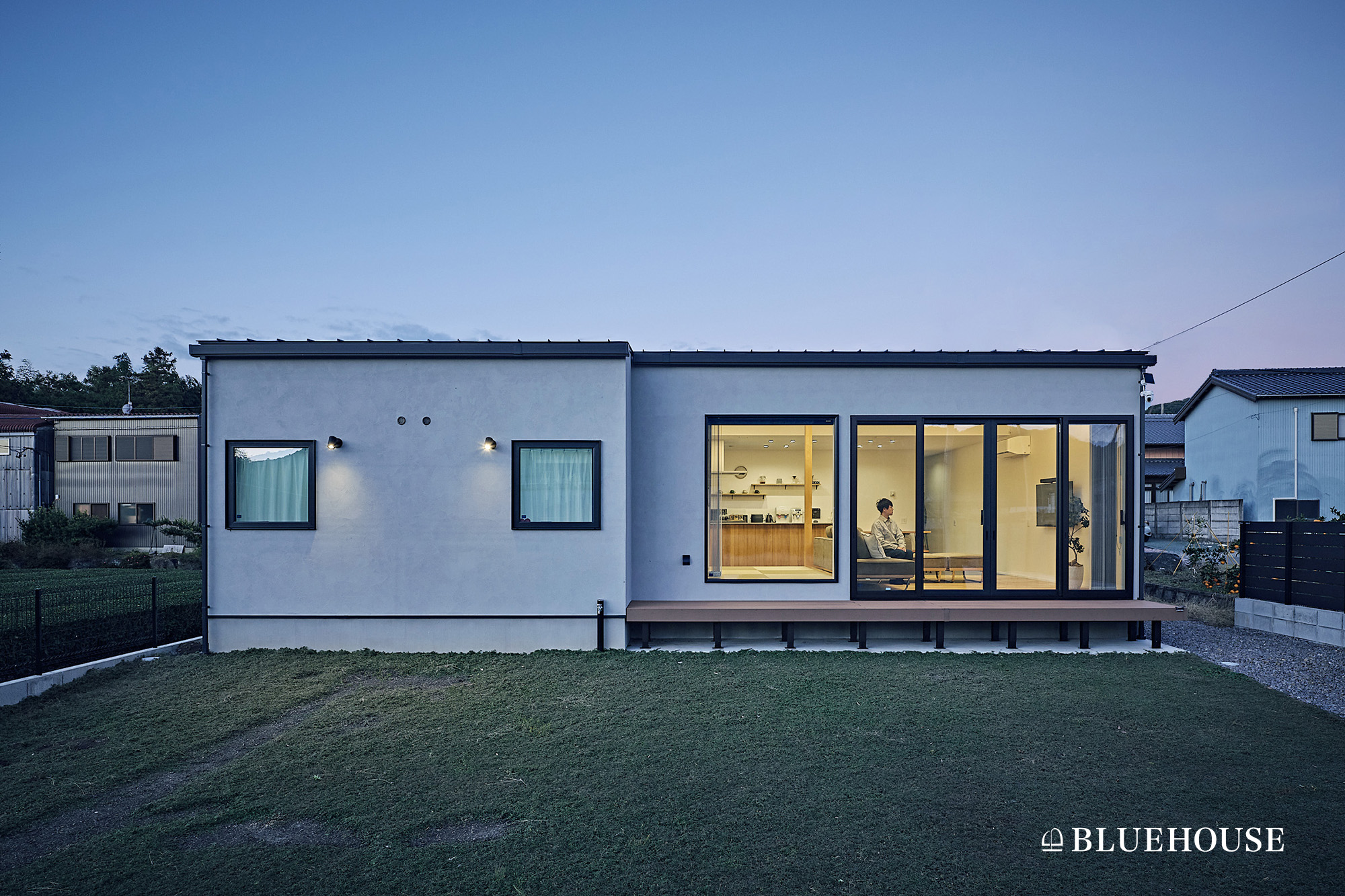 圧倒的開放感のある平屋