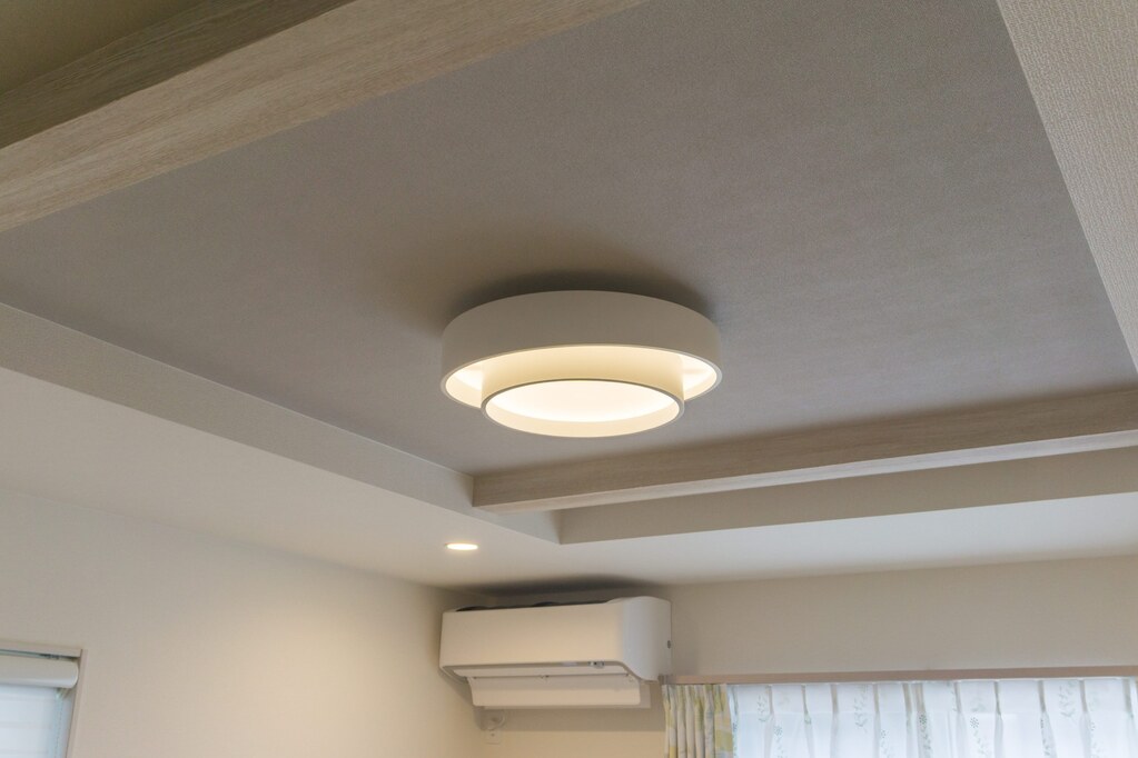 シーリングライトをダイニングに設置したイメージ画像